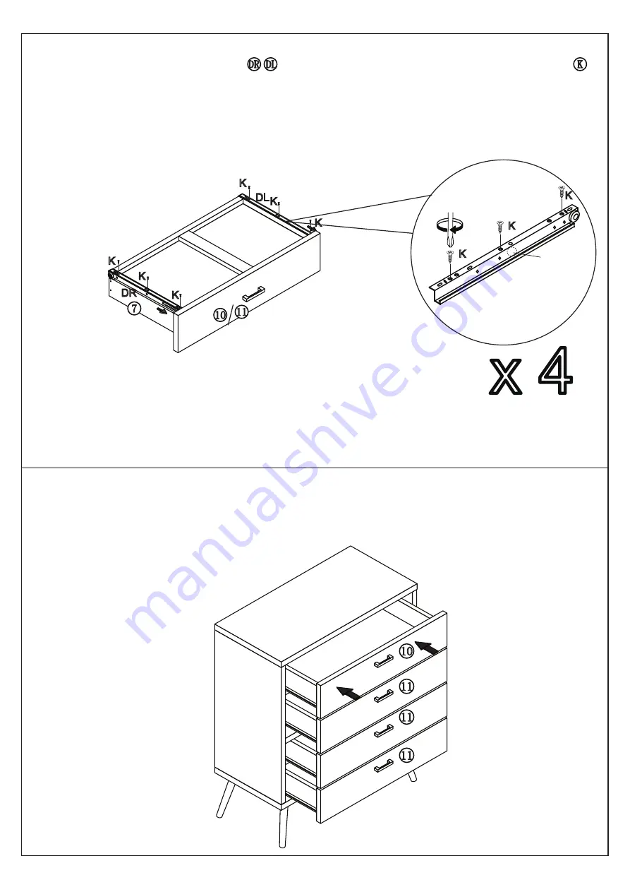 Amart Furniture KORI 58236 Assembly Instruction Manual Download Page 11