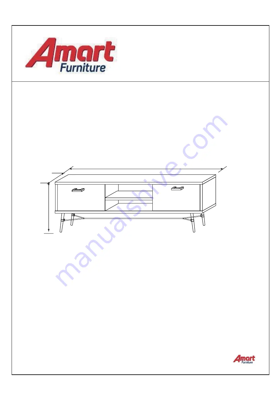 Amart Furniture KORI 60248 Assembly Instruction Manual Download Page 1