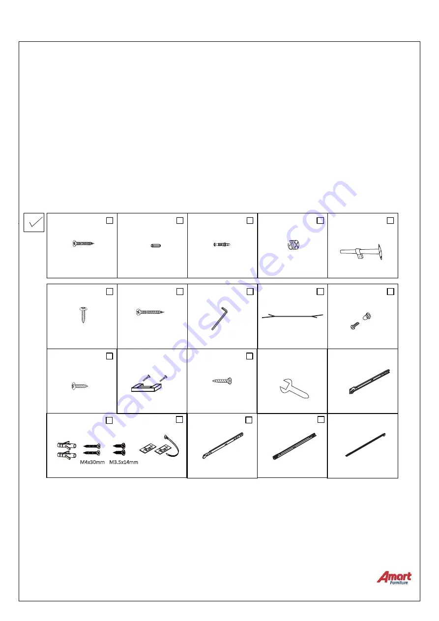 Amart Furniture KORI 60248 Assembly Instruction Manual Download Page 4