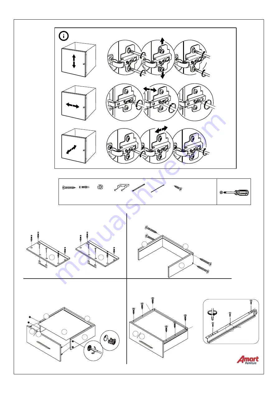 Amart Furniture KORI 61066 Assembly Instruction Manual Download Page 12