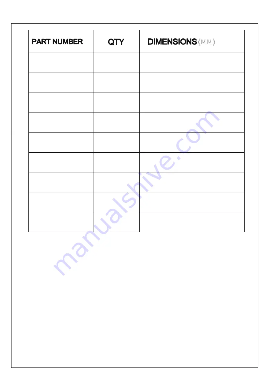 Amart Furniture KORI 61196 Assembly Instruction Manual Download Page 4