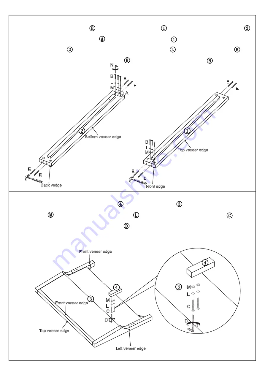 Amart Furniture KORI 61196 Assembly Instruction Manual Download Page 5