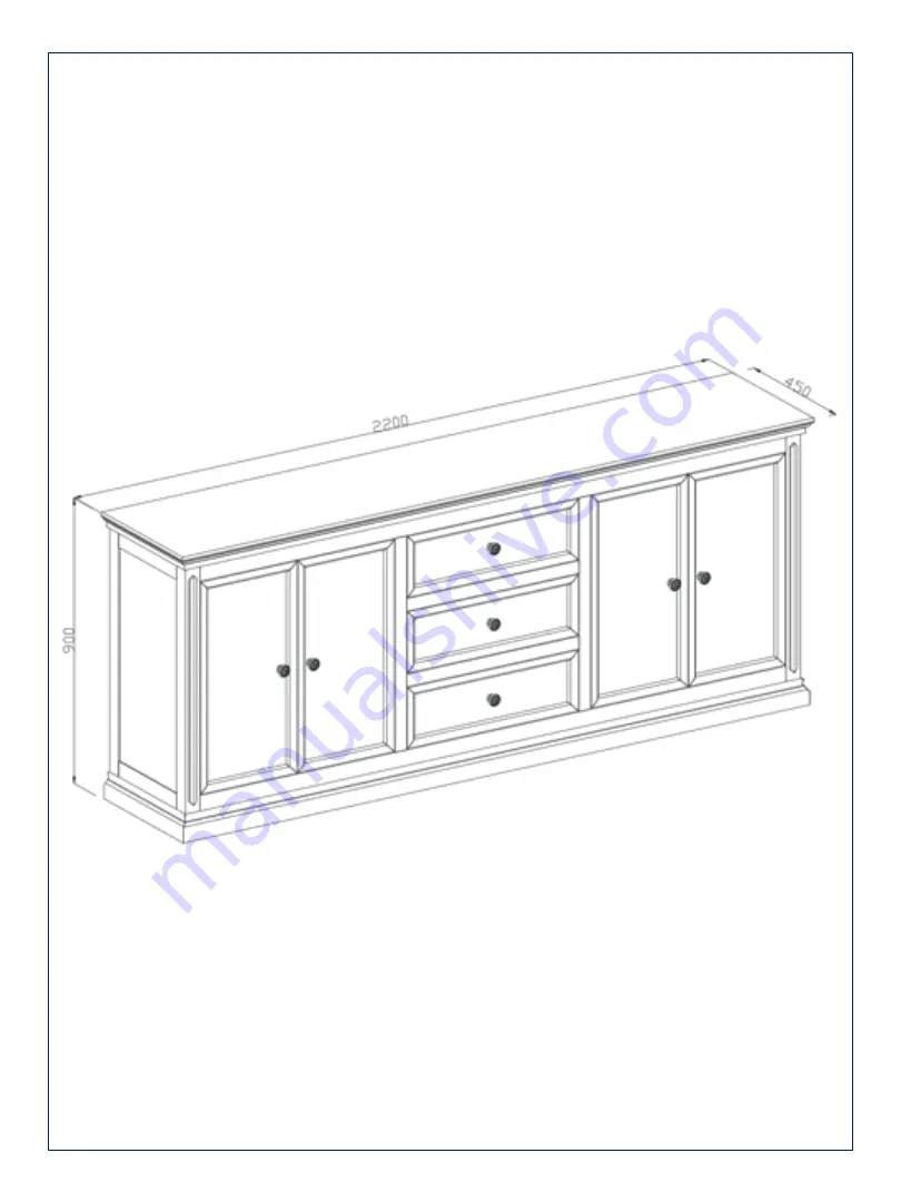 Amart Furniture LA SALLE 63839 Assembly Instruction Manual Download Page 7