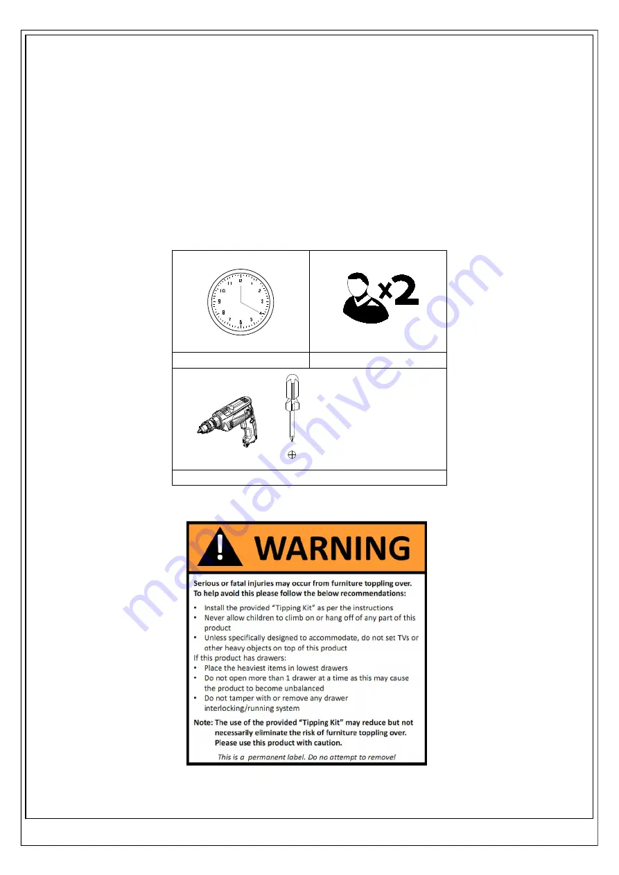 Amart Furniture LANTANA- ETU 71910 Assembly Instruction Download Page 2