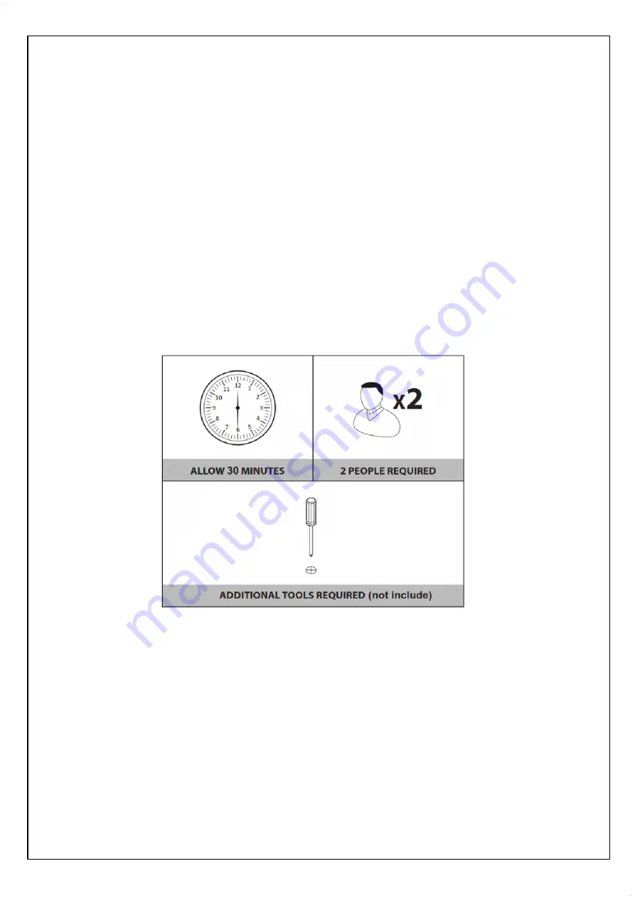 Amart Furniture Locklyn 72733 Assembly Instruction Manual Download Page 2