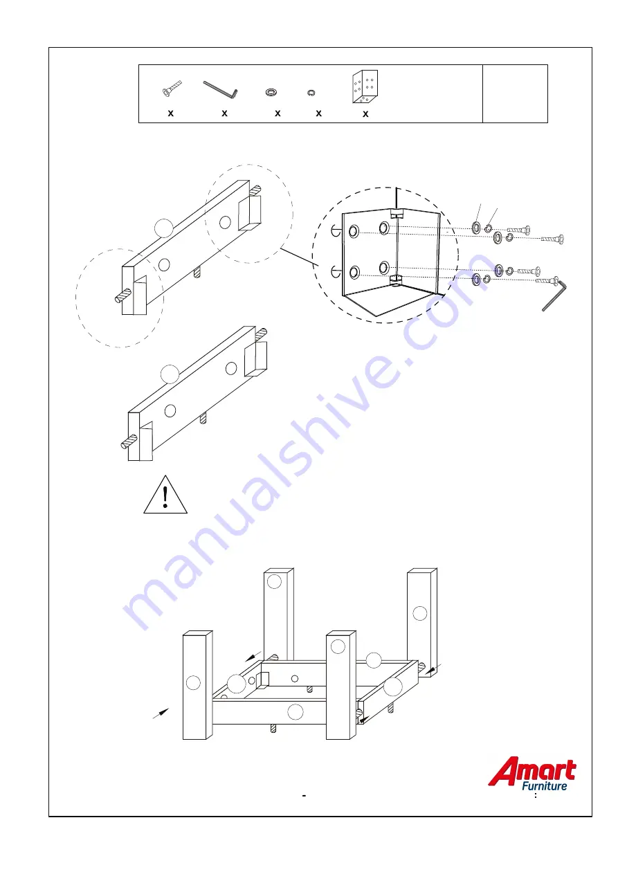 Amart Furniture MAJESTY 900 51101 Assembly Instruction Manual Download Page 7