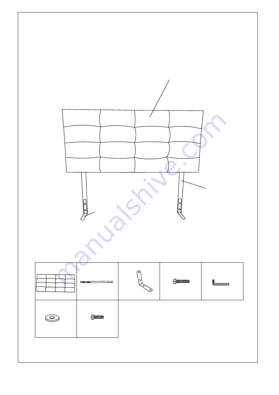 Amart Furniture MIDTOWN 61335 Assembly Instruction Manual Download Page 3