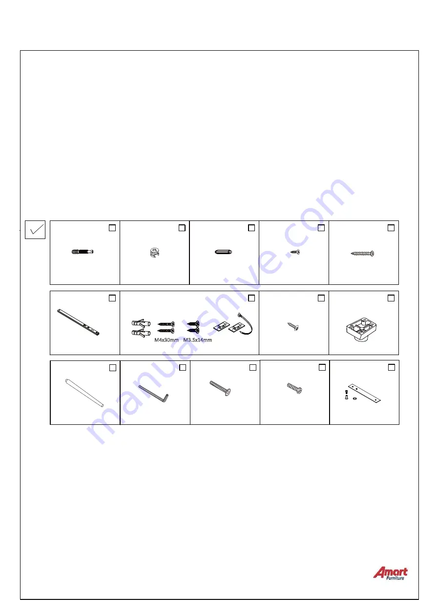 Amart Furniture MORGANA 72878 Assembly Instruction Manual Download Page 4