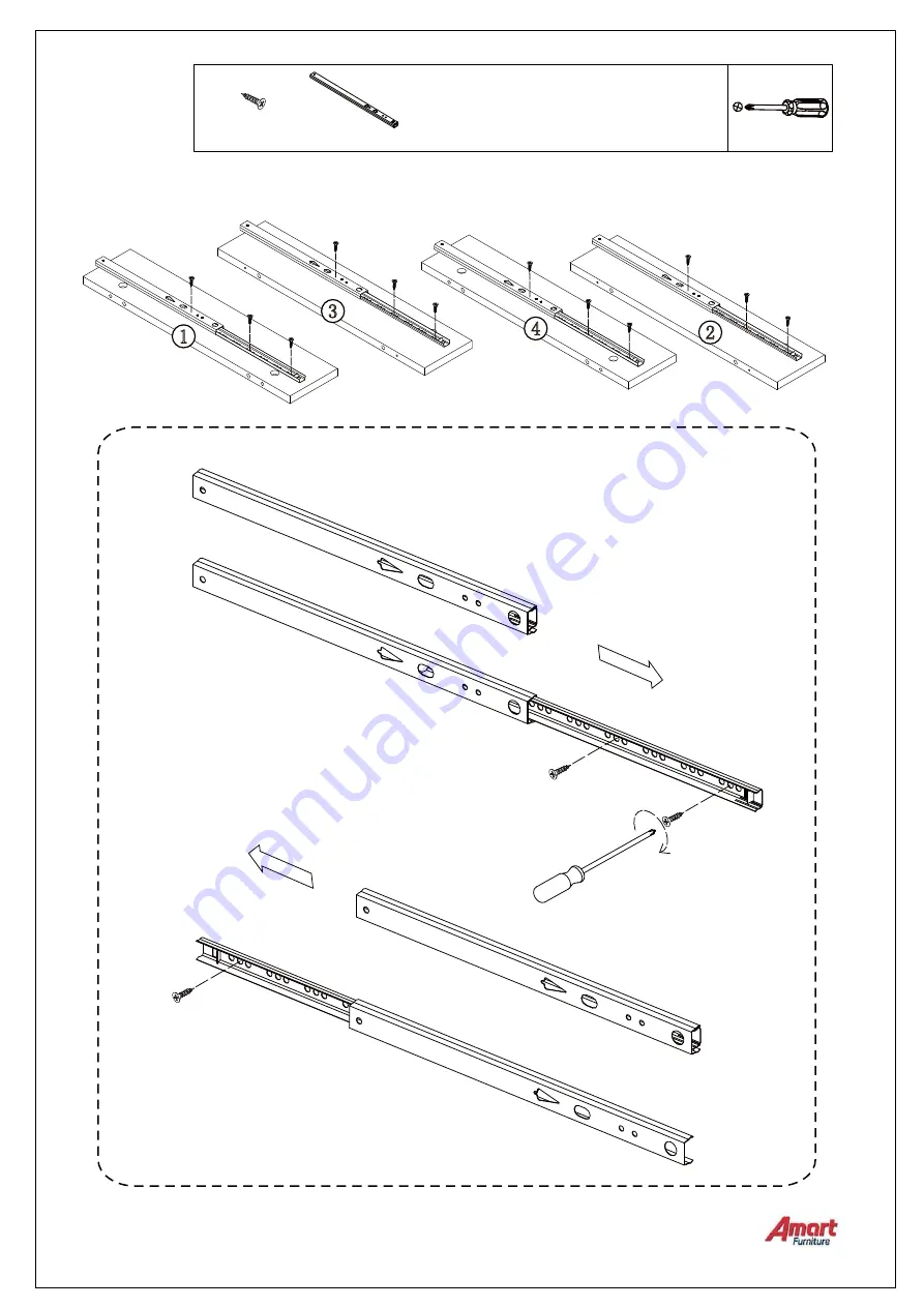 Amart Furniture MORGANA 72878 Assembly Instruction Manual Download Page 7