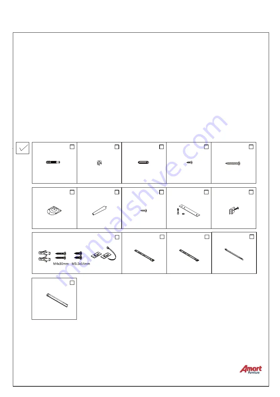 Amart Furniture MORGANA 72879 Assembly Instruction Manual Download Page 4