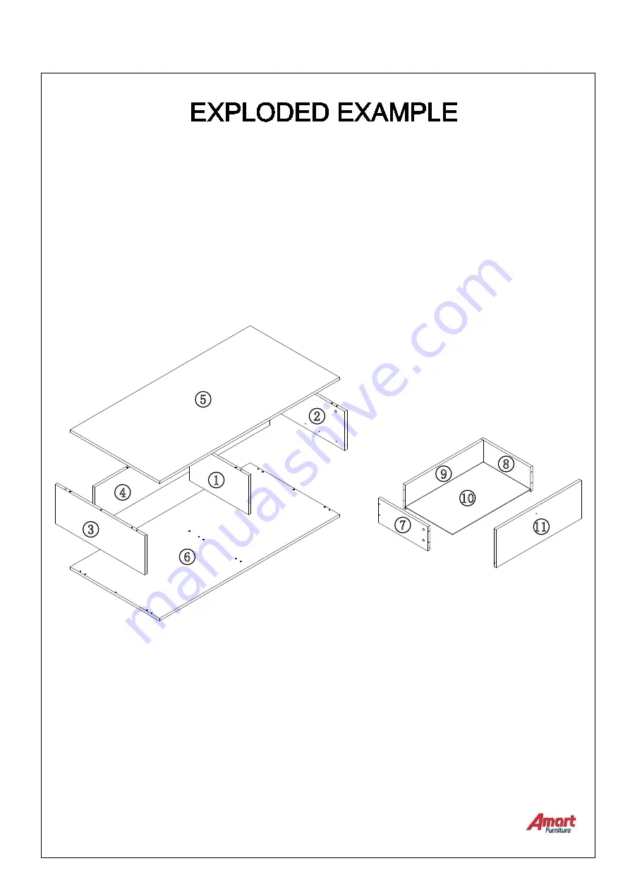 Amart Furniture MORGANA 72880 Скачать руководство пользователя страница 3