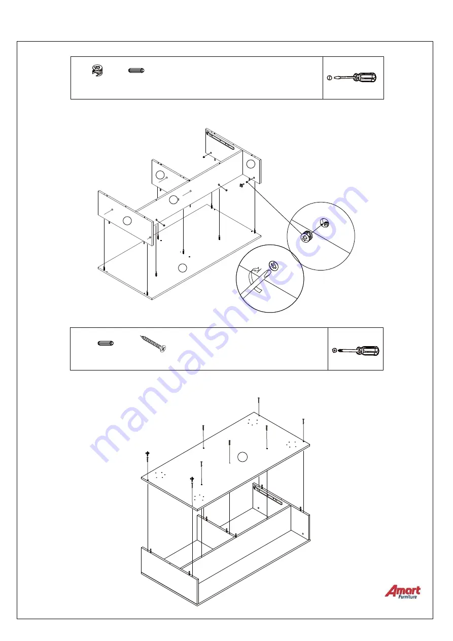 Amart Furniture MORGANA 72880 Assembly Instruction Manual Download Page 9