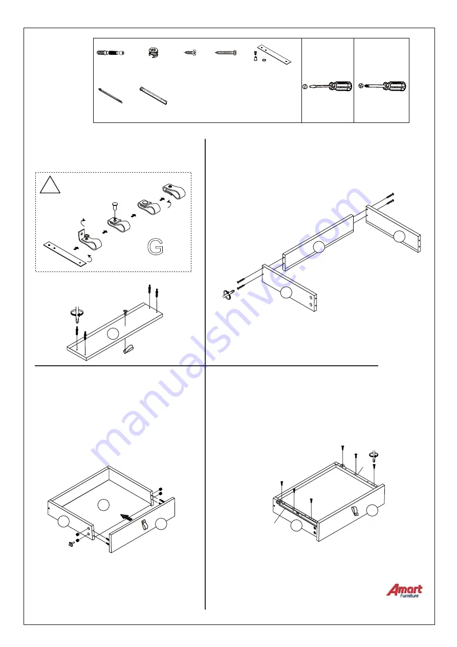 Amart Furniture MORGANA 72880 Assembly Instruction Manual Download Page 11