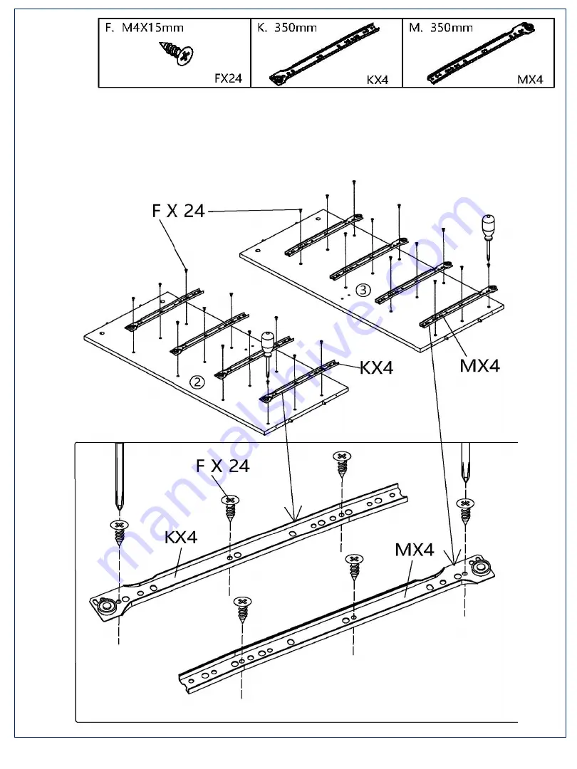 Amart Furniture NARA 72814 Assembly Instruction Manual Download Page 6