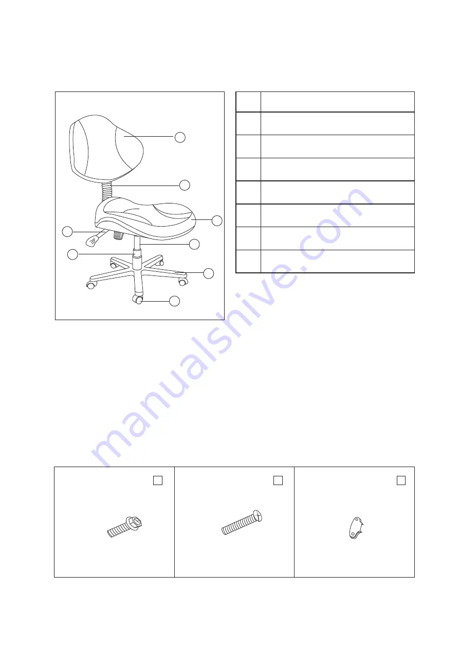 Amart Furniture Nemo 53031 Assembly Instruction Manual Download Page 3