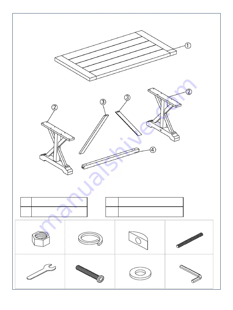 Amart Furniture NORMANDY 2000 69275 Assembly Instruction Manual Download Page 3