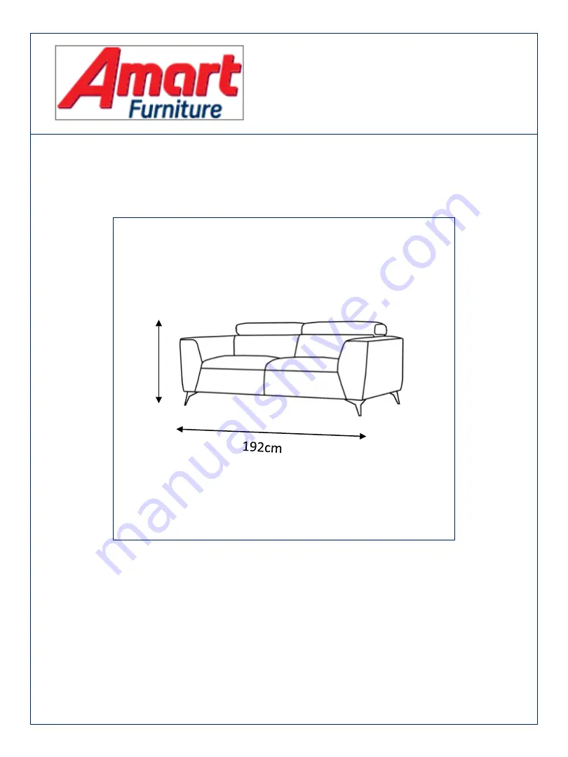 Amart Furniture ORWELL 64929 Assembly Instruction Download Page 1