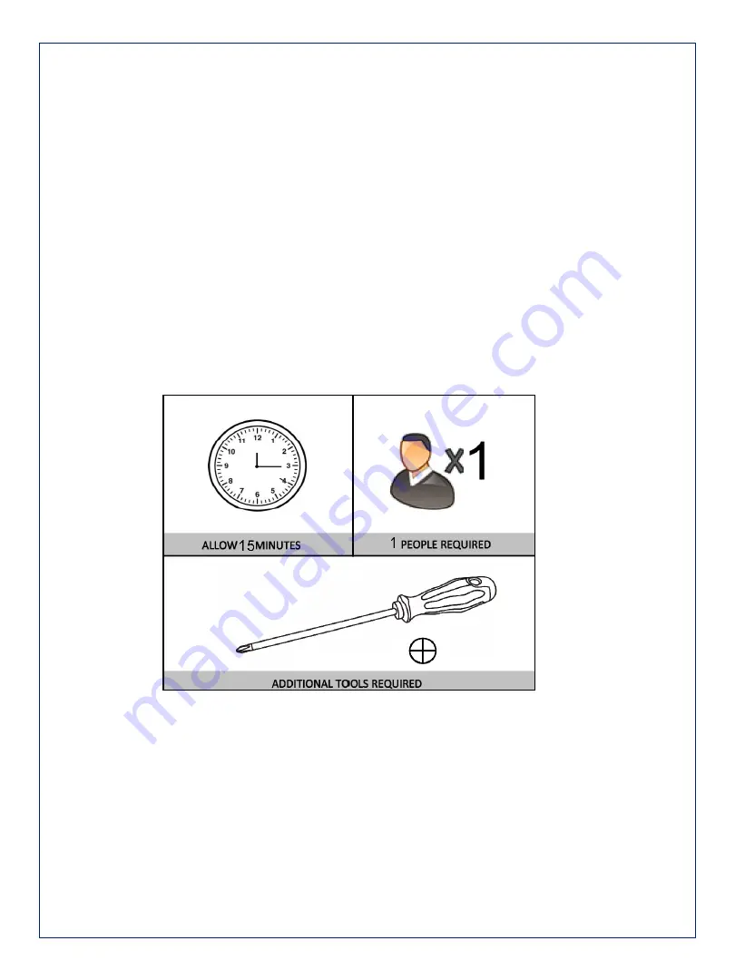 Amart Furniture OTIS 61542 Assembly Instruction Manual Download Page 2