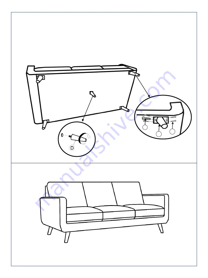 Amart Furniture PHOEBE 57673 Assembly Instruction Download Page 4