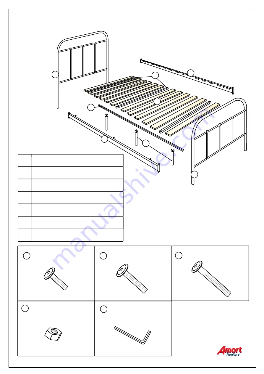 Amart Furniture PREMIER 53170 Assembly Instructions Manual Download Page 3