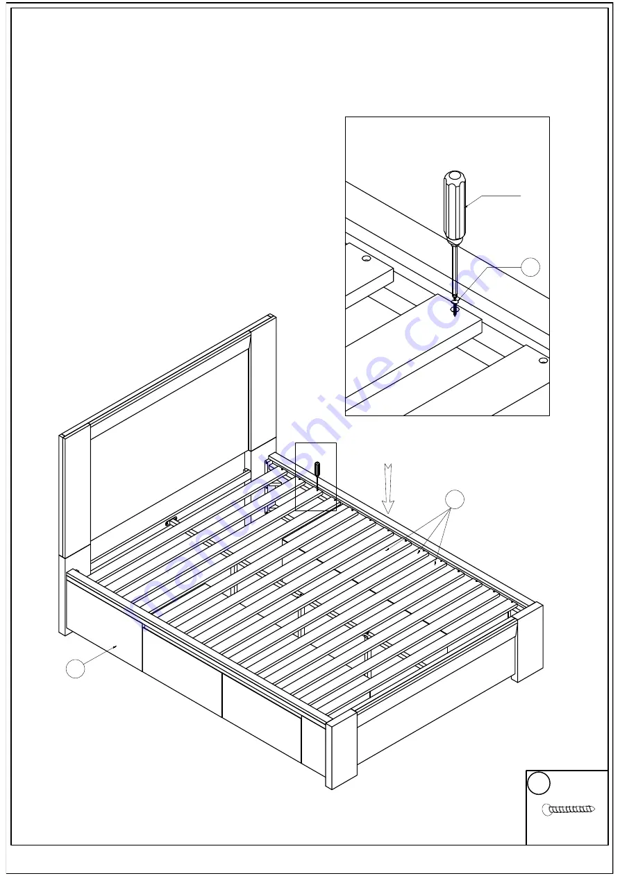 Amart Furniture ROMULUS 72597 Assembly Instruction Manual Download Page 7