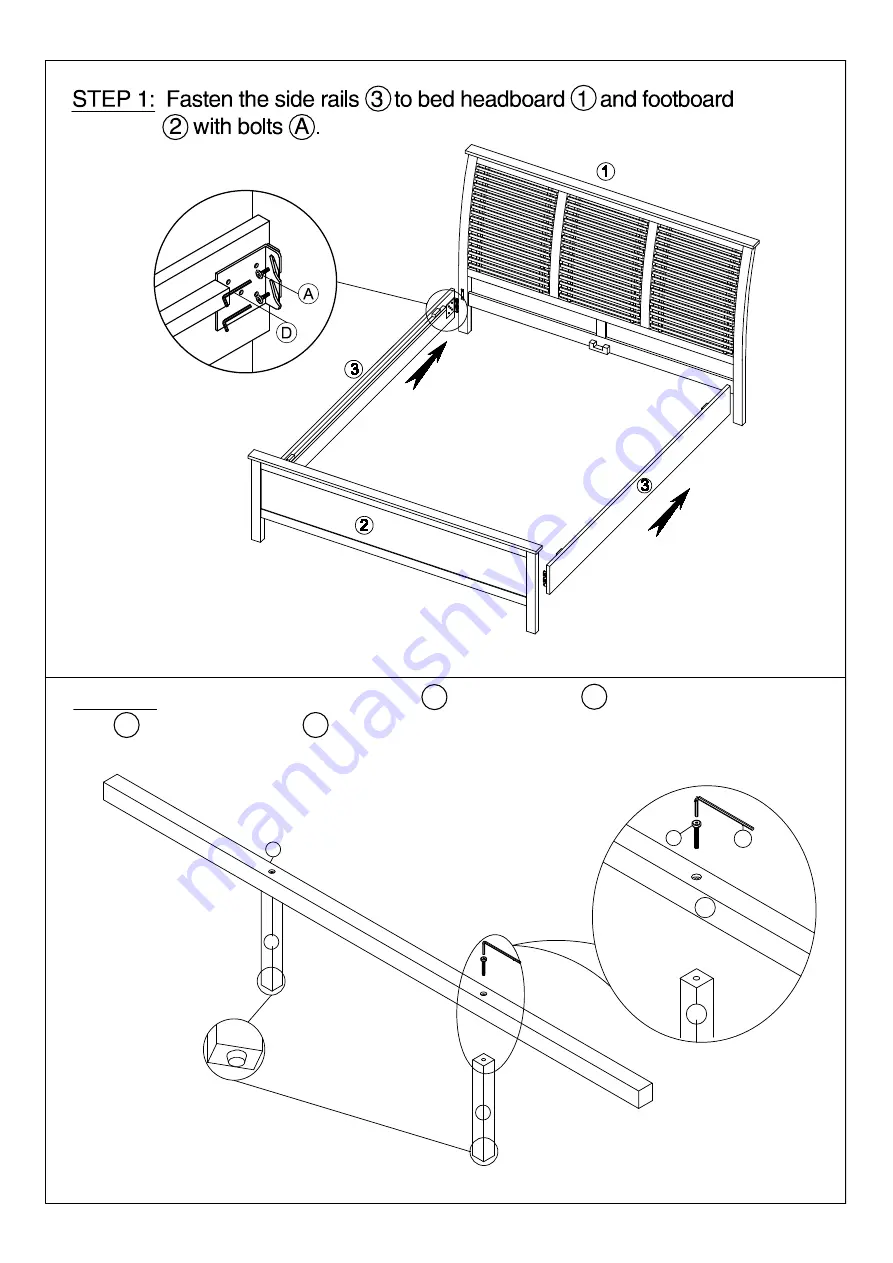 Amart Furniture SANTO ANDRE 74598 Assembly Instruction Download Page 3