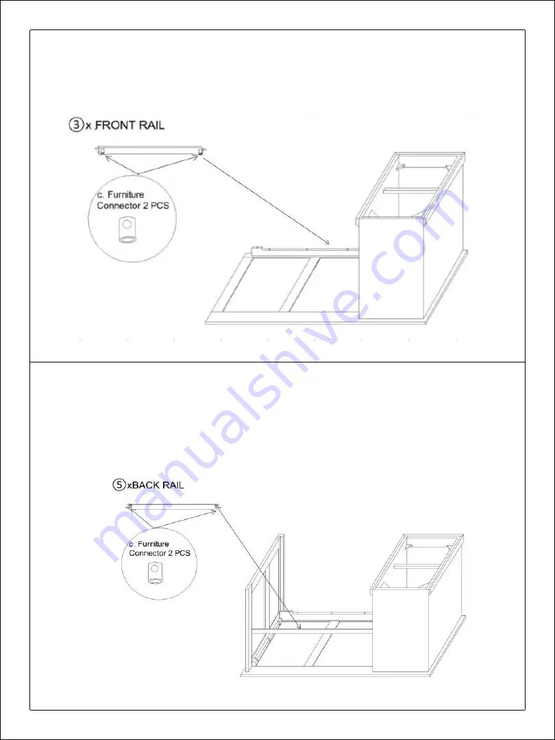 Amart Furniture SETTLER 63444 Assembly Instruction Manual Download Page 5