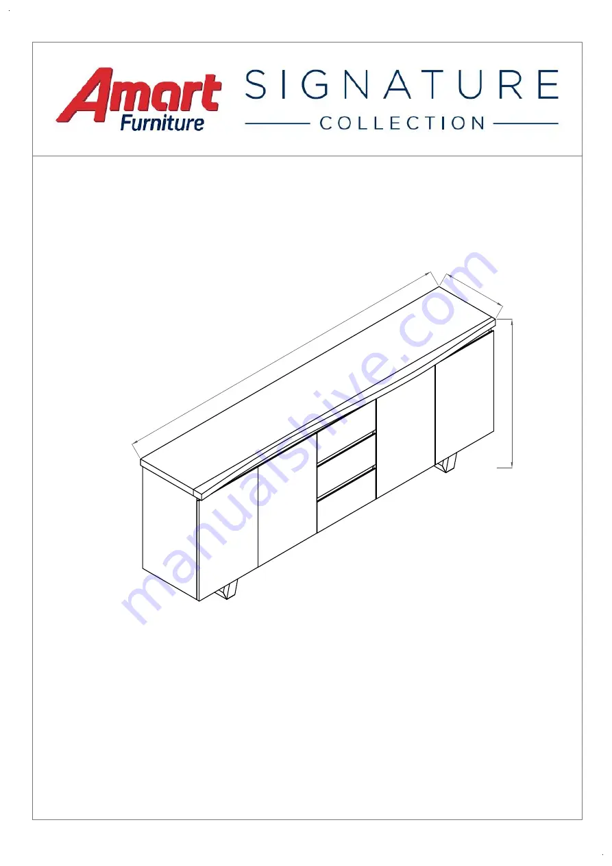 Amart Furniture SIGNATURE 63721 Assembly Instruction Manual Download Page 1