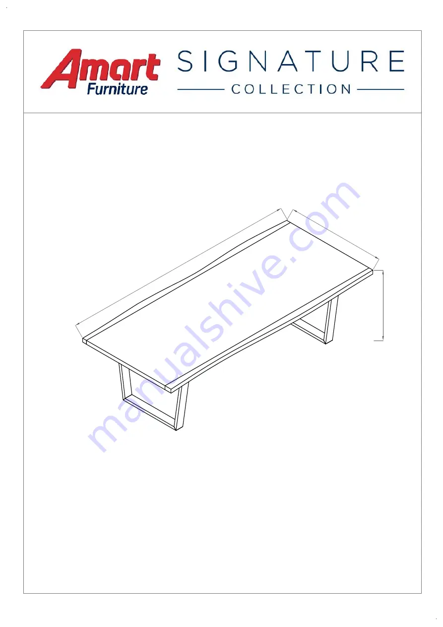 Amart Furniture SIGNATURE NERO 2700 Assembly Instruction Download Page 1