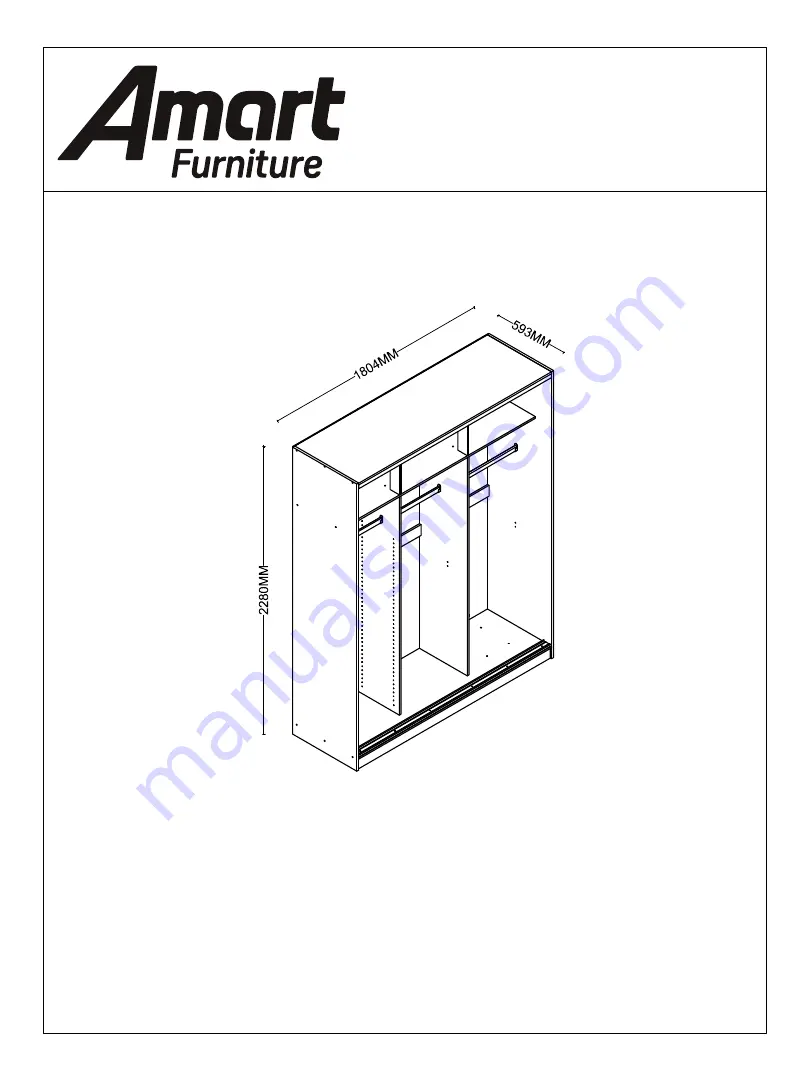 Amart Furniture Spacemaster Babylon 54925 Assembly Instruction Manual Download Page 1