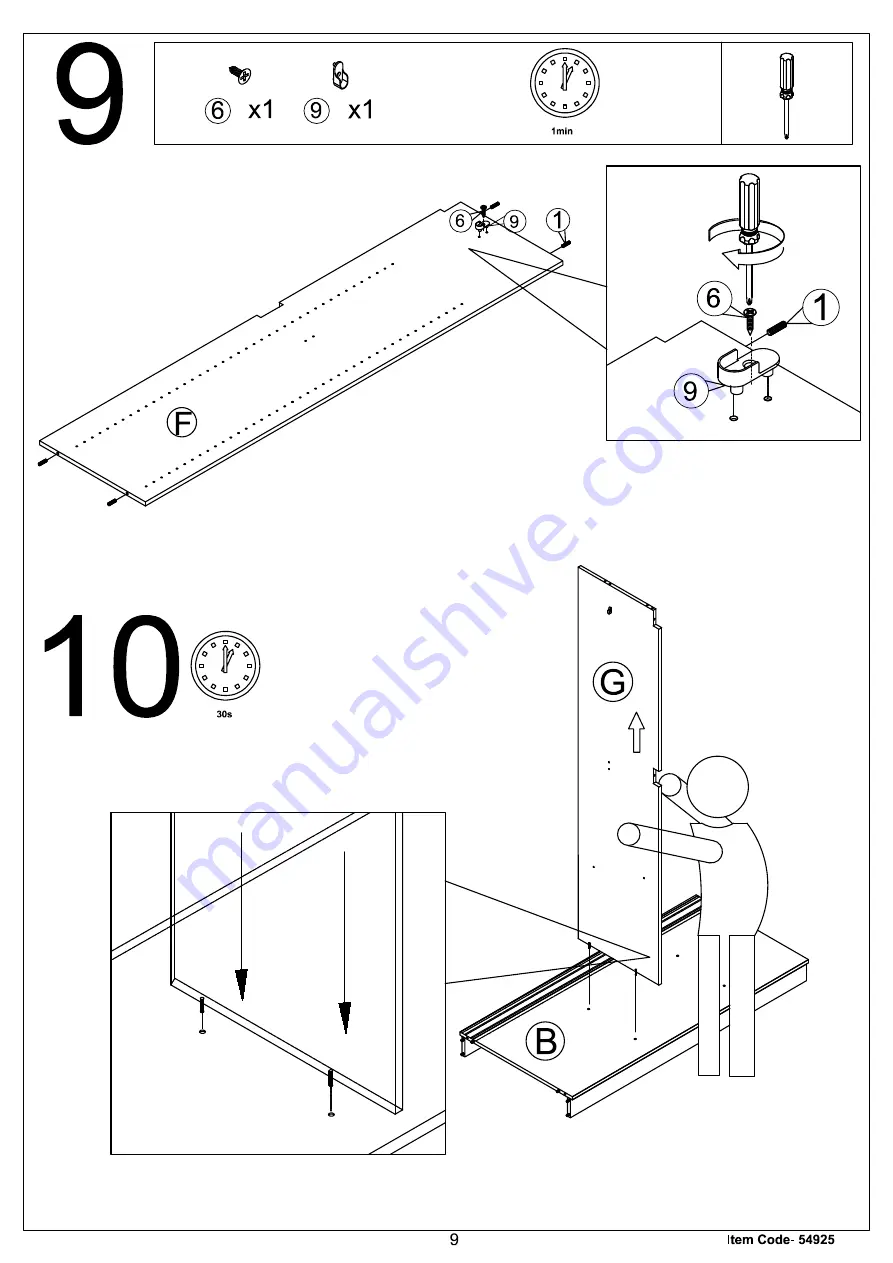 Amart Furniture Spacemaster Babylon 54925 Скачать руководство пользователя страница 10