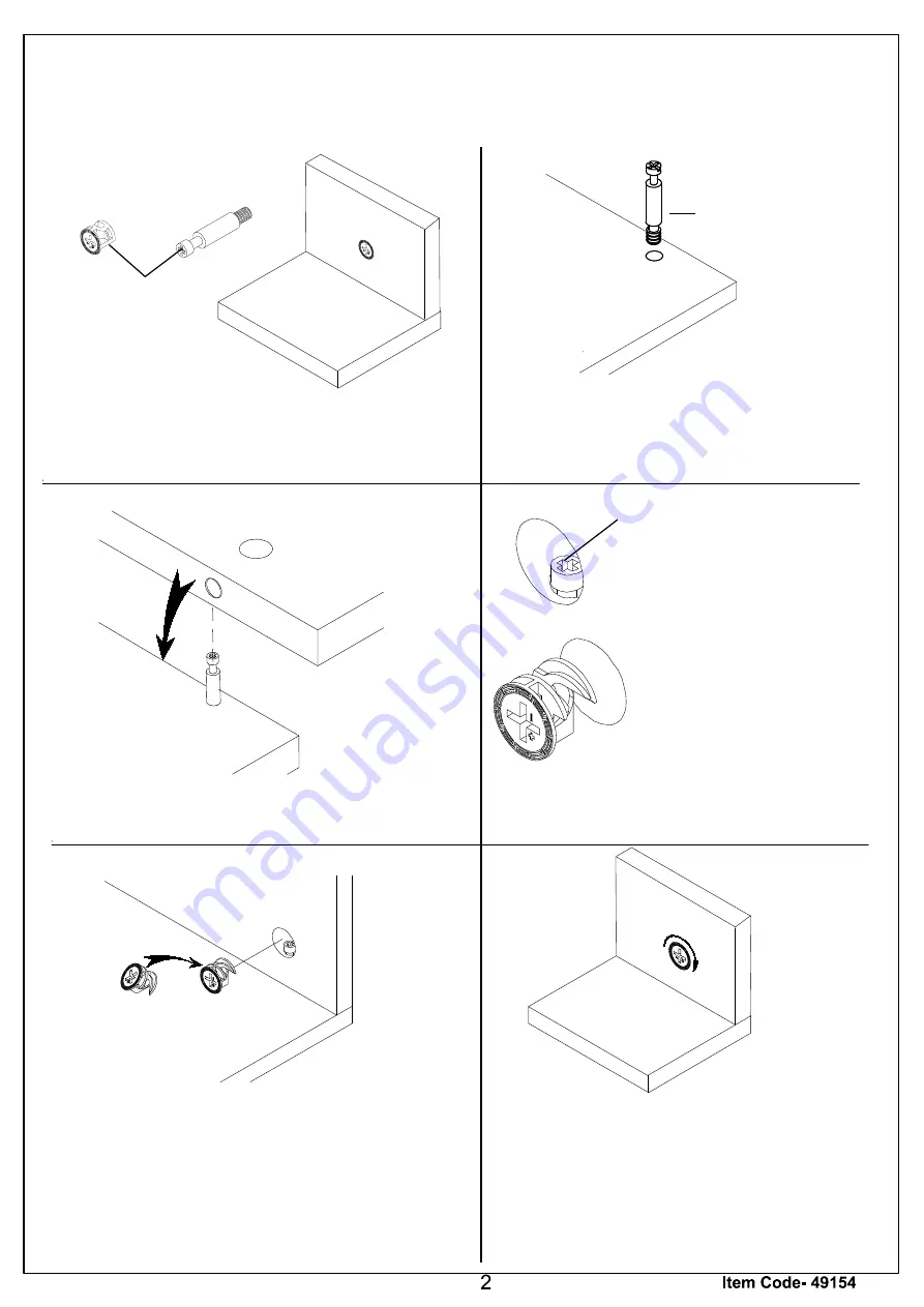 Amart Furniture Spacesaver 49154 Assembly Instructions Manual Download Page 3