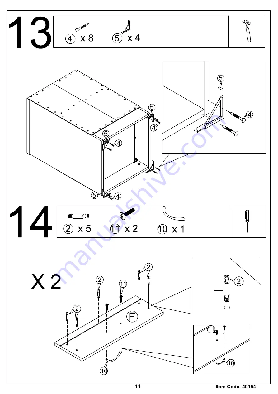 Amart Furniture Spacesaver 49154 Скачать руководство пользователя страница 12