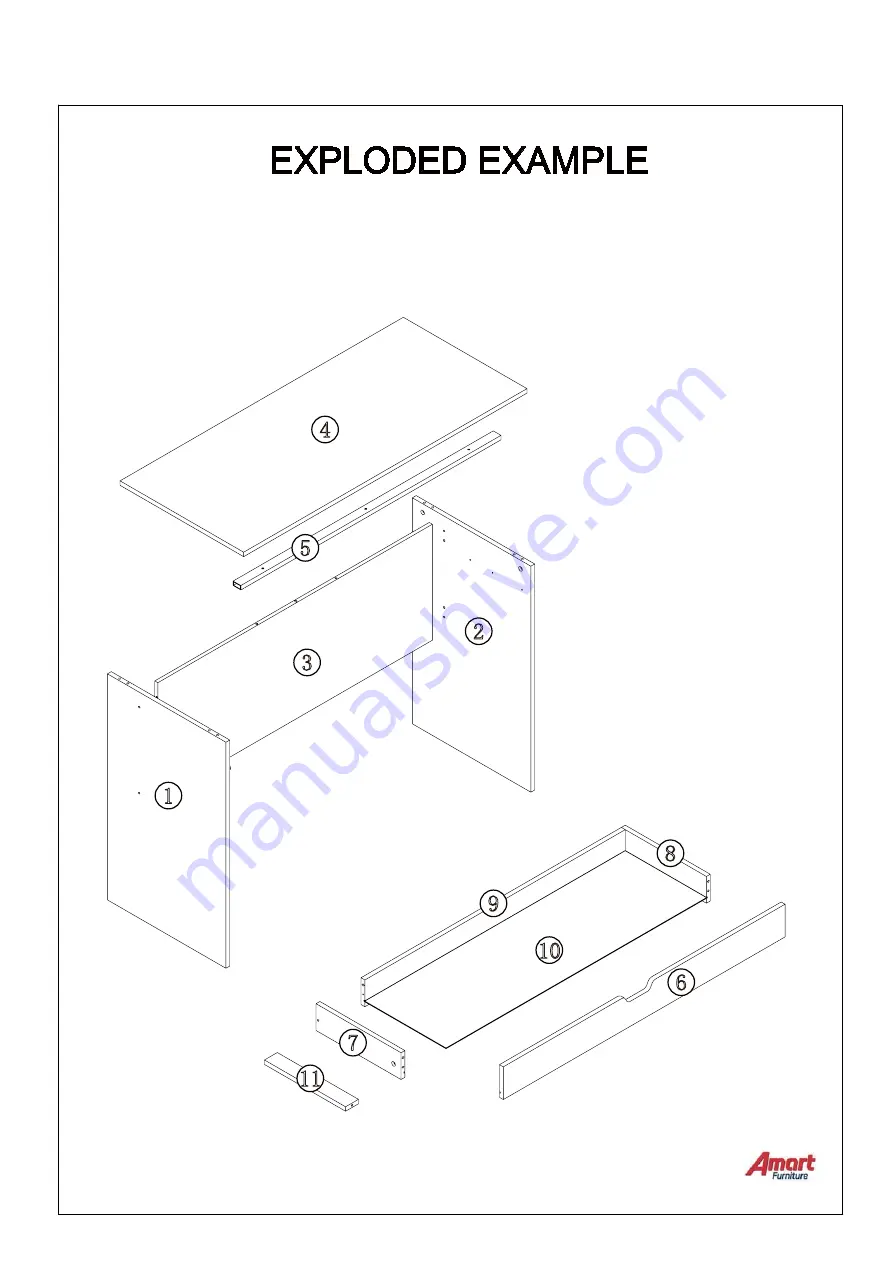 Amart Furniture TARVI 67321 Assembly Instruction Manual Download Page 3