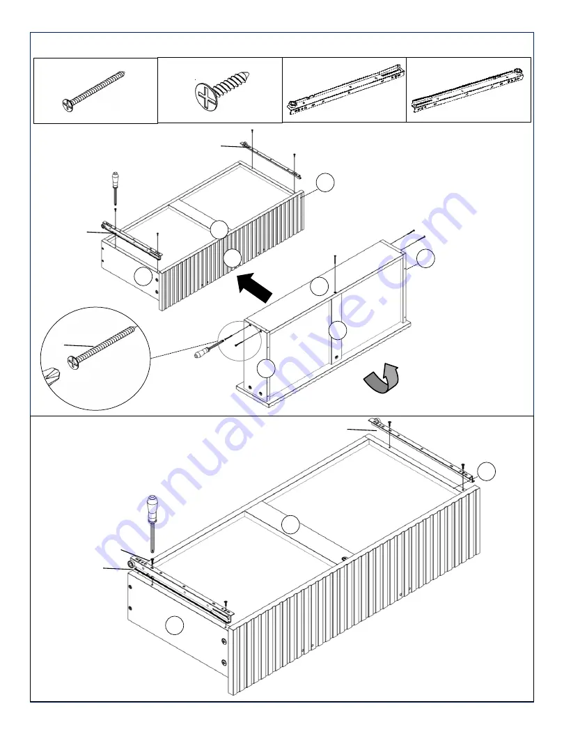 Amart Furniture VVALDIS 73871 Assembly Instruction Manual Download Page 9