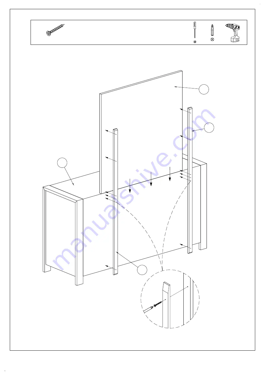 Amart Furniture Winton 72060 Assembly Instruction Manual Download Page 4