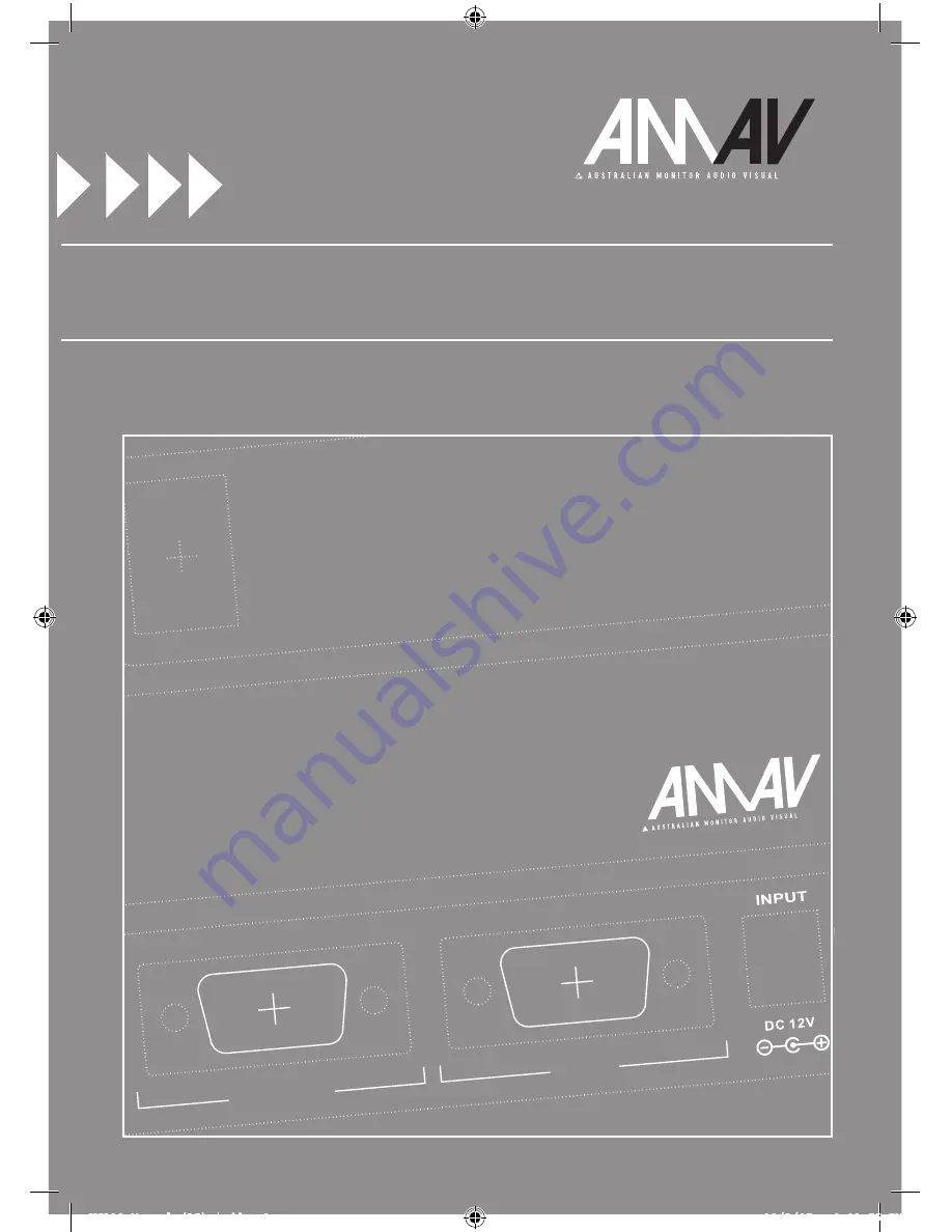 AMAV VGA 12 Installation And Operation Manual Download Page 1