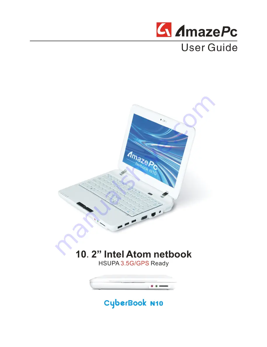 AmazePC CyberBook N10 User Manual Download Page 1