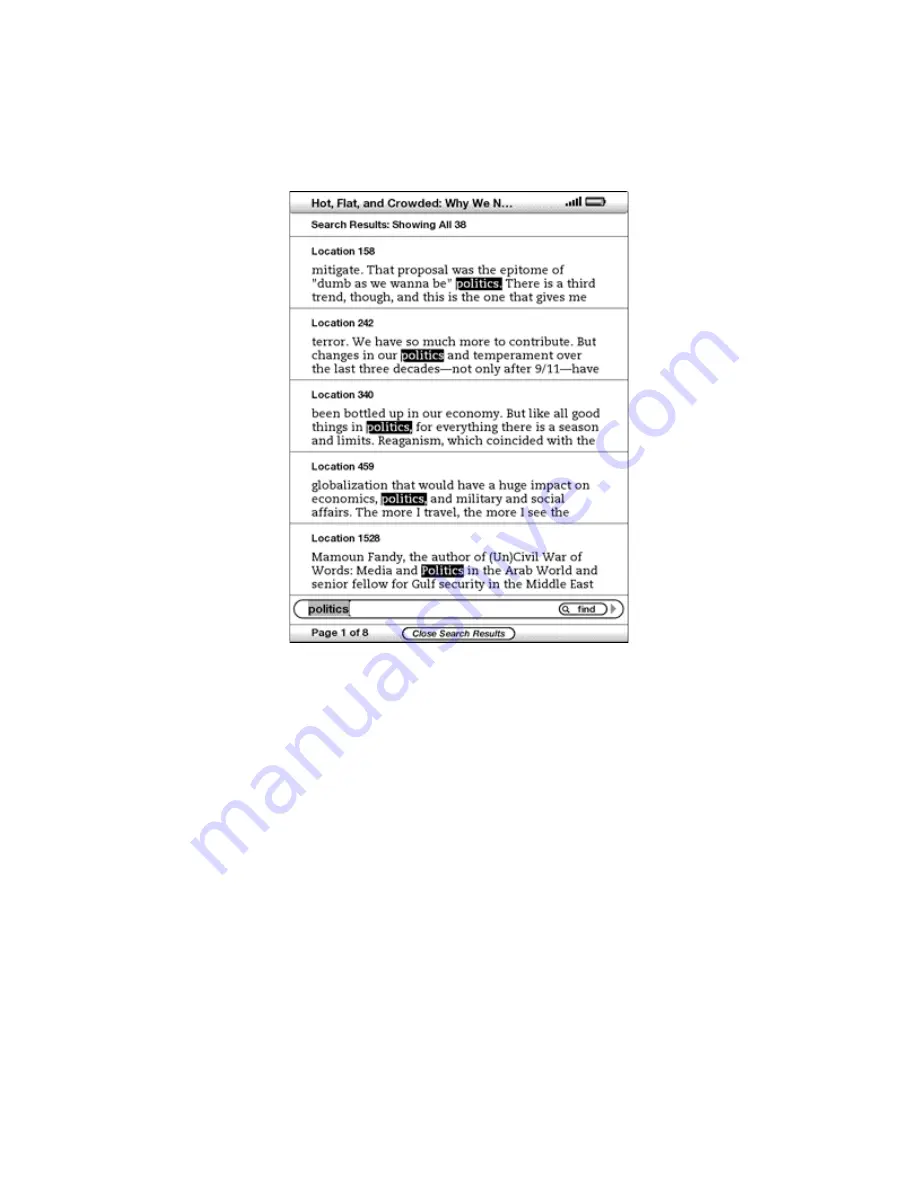 Amazon Kindle Kindle 2 User Manual Download Page 57