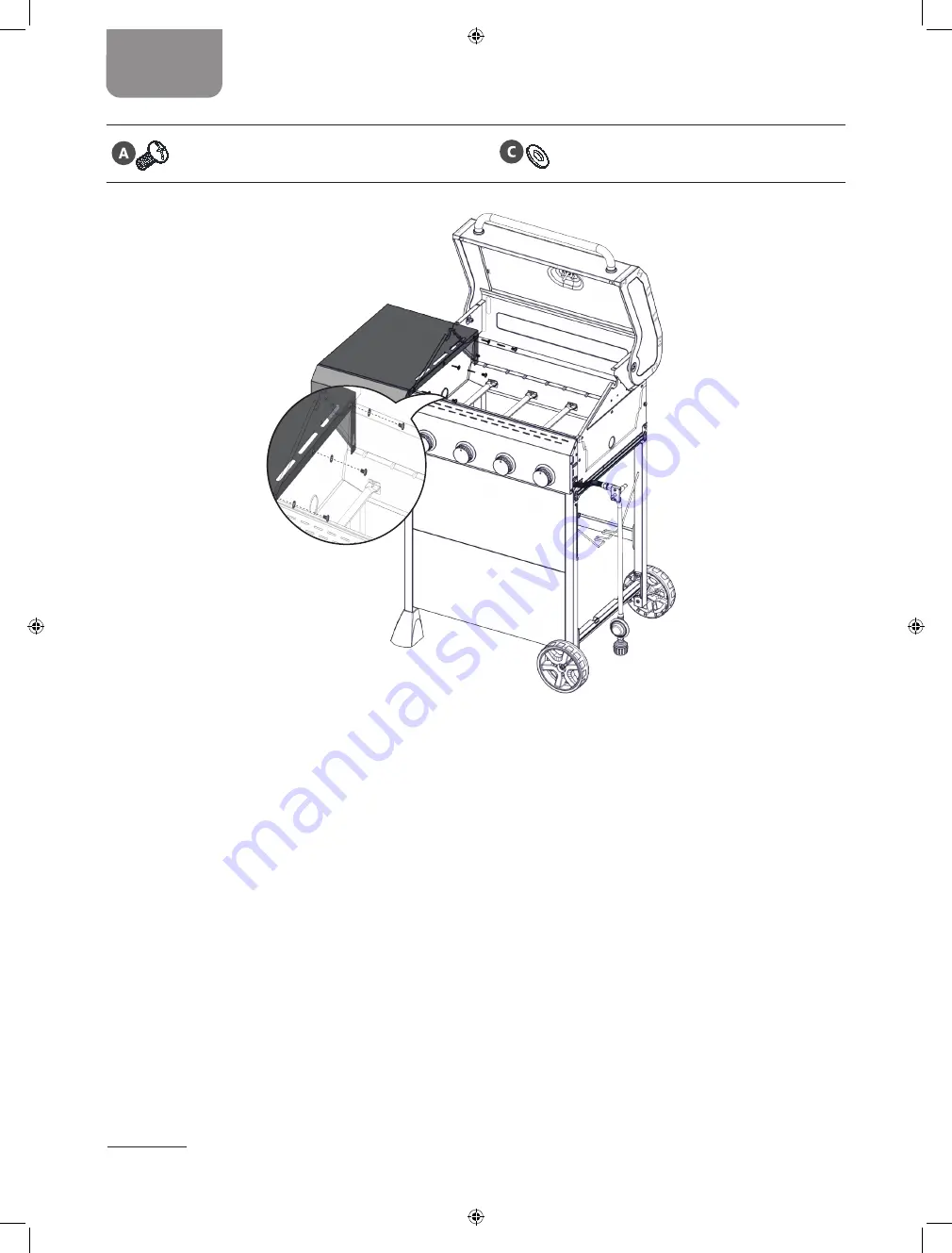 AmazonBasics 720-0804HE Assembly Manual Download Page 16