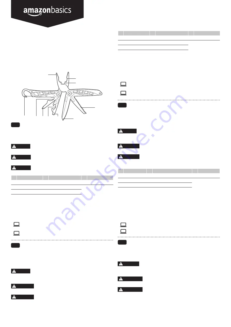 AmazonBasics B07TQ86781 Instructions Download Page 1