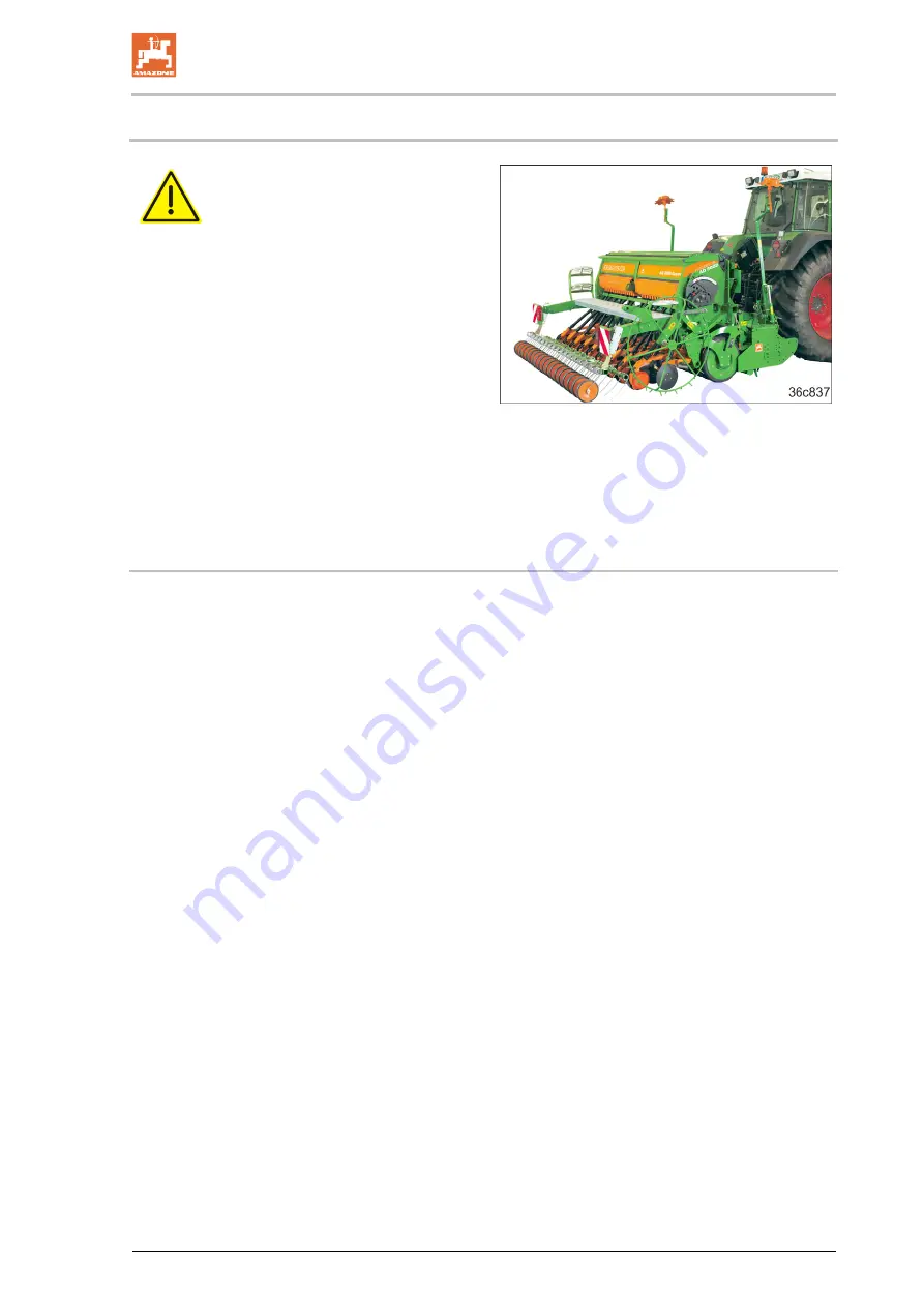 Amazone AD 3000 Super Classic Line Operating Manual Download Page 159