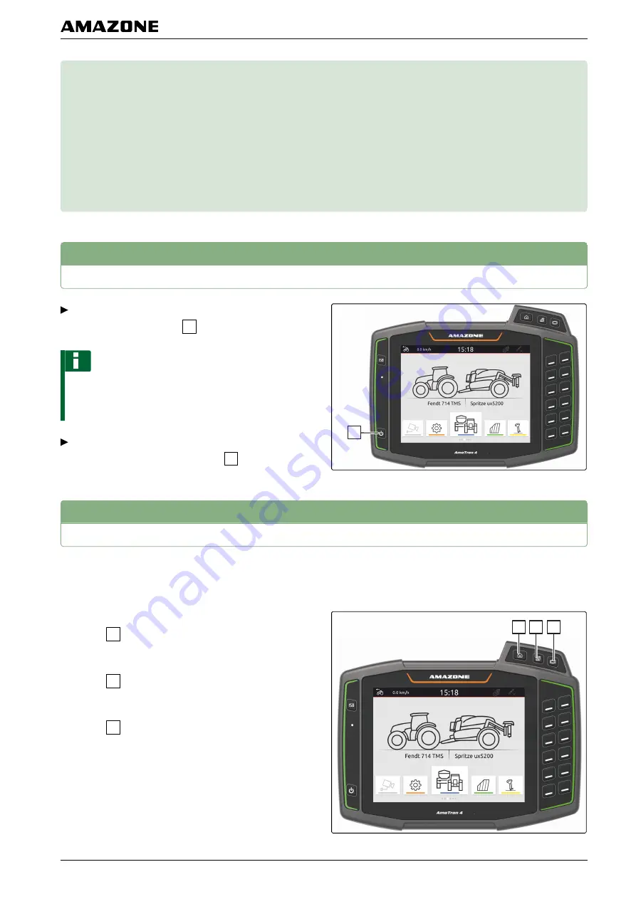 Amazone AmaTron 4 Operating Instructions Manual Download Page 19