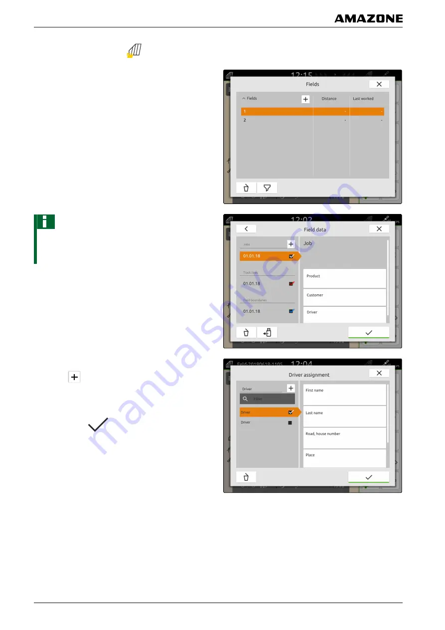 Amazone AmaTron 4 Operating Instructions Manual Download Page 74