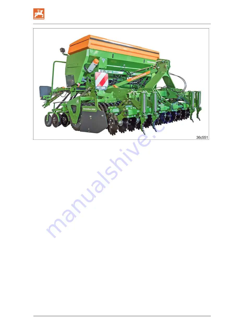 Amazone Cataya 3000 Special Operating Manual Download Page 39