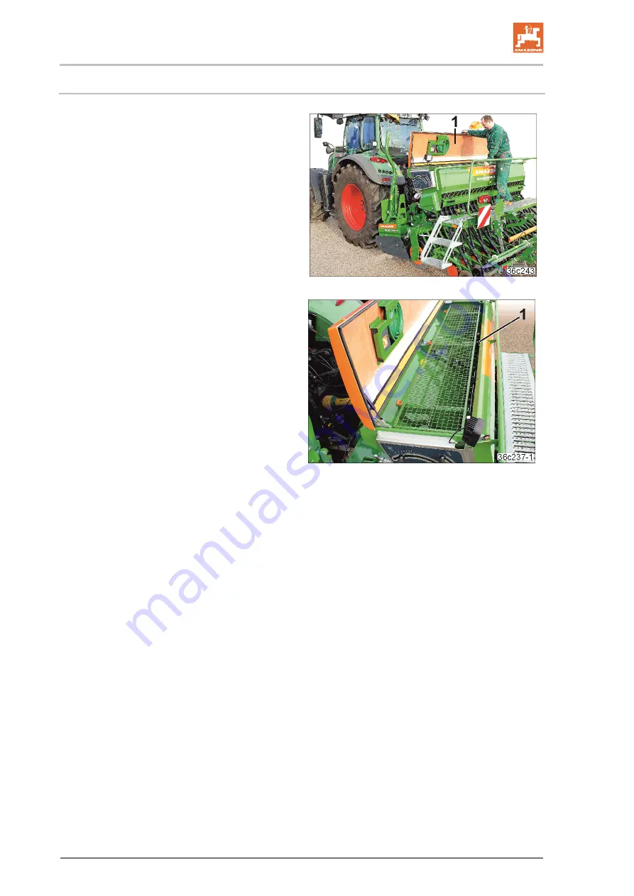 Amazone Cataya 3000 Special Operating Manual Download Page 62