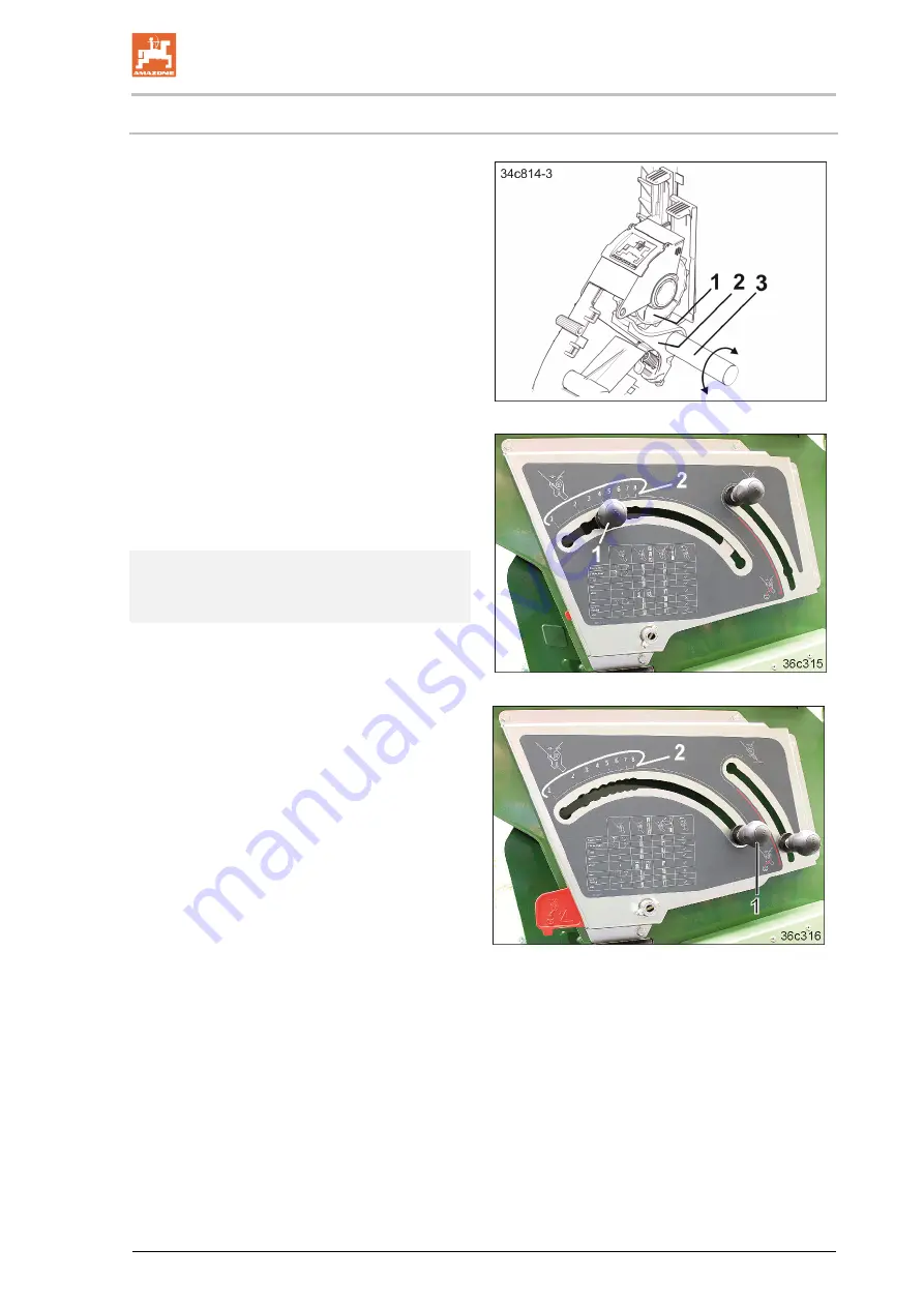 Amazone Cataya 3000 Special Operating Manual Download Page 71