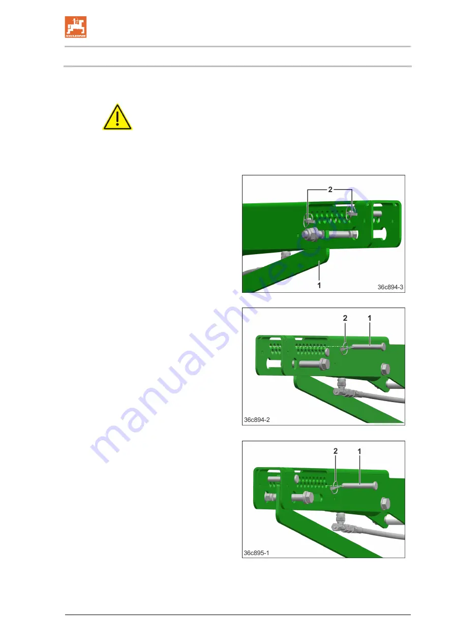 Amazone Cataya 3000 Special Operating Manual Download Page 157