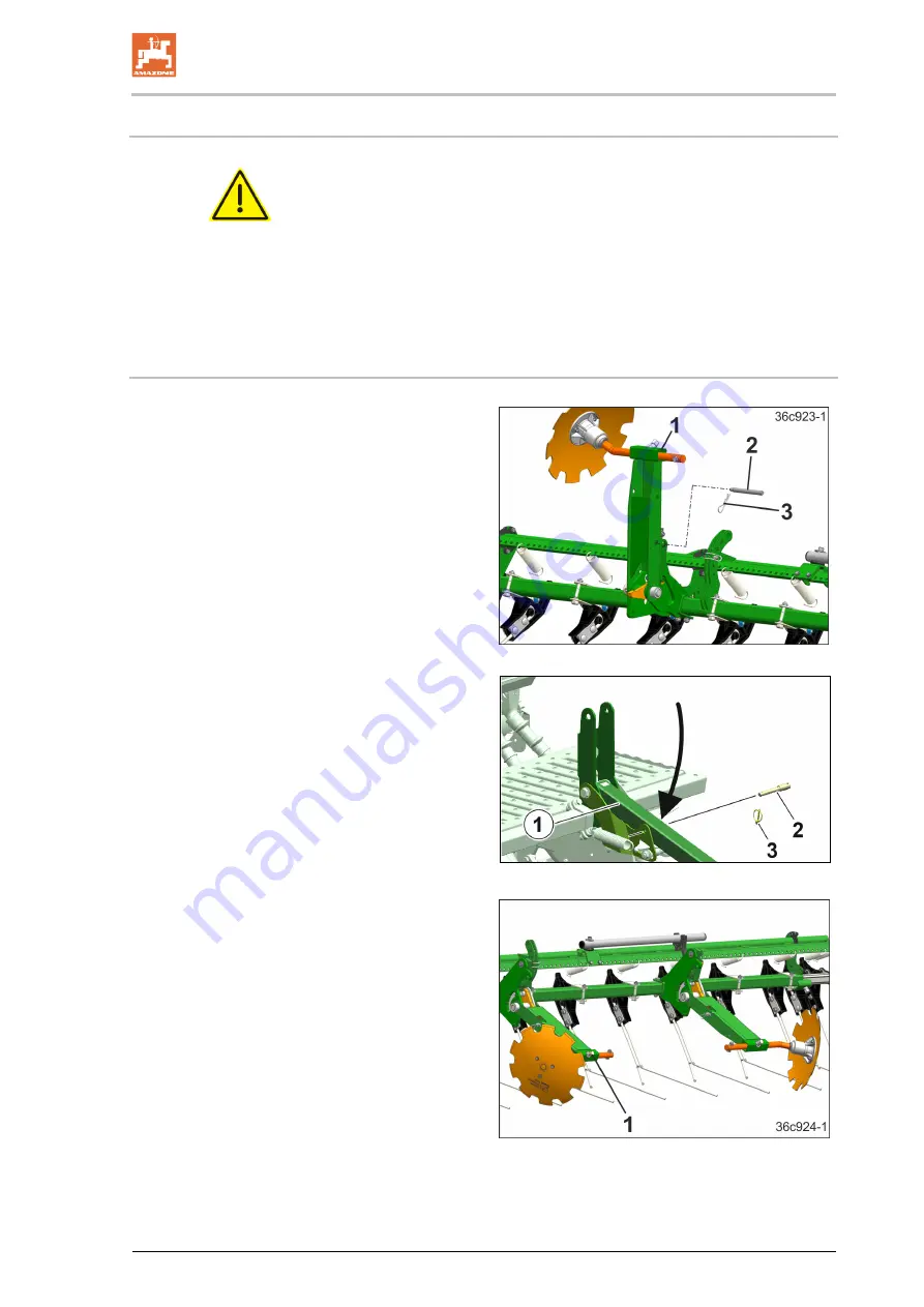 Amazone Cataya 3000 Special Operating Manual Download Page 167