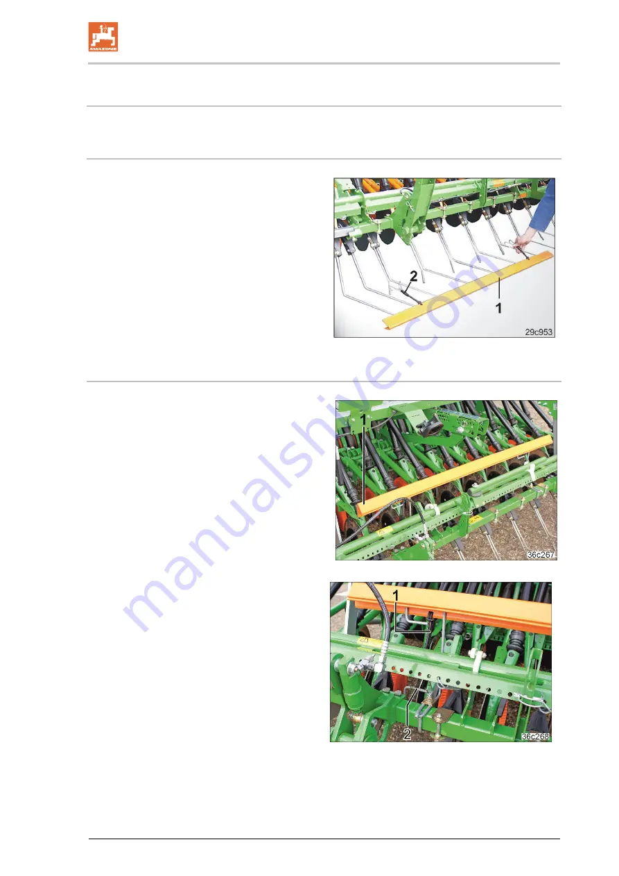 Amazone Cataya 3000 Special Operating Manual Download Page 169